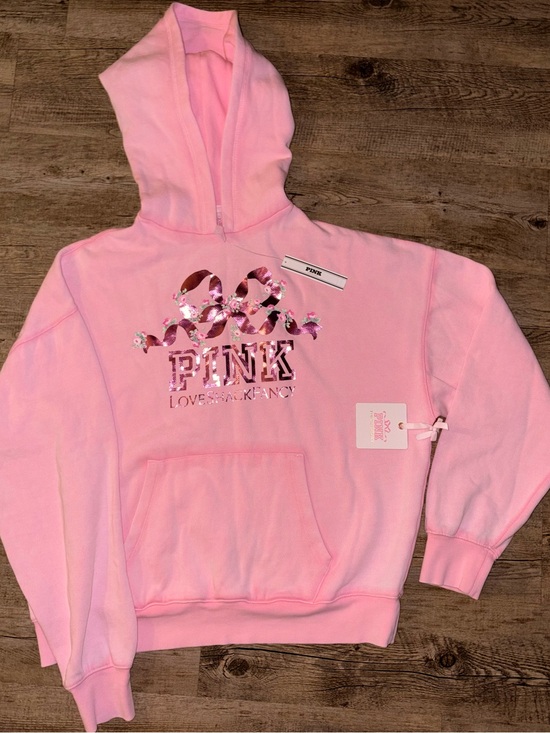 PINK Victoria's Secret Other - Victoria's Secret PINK x LoveShackFancy Oversized Hoodie SMALL new
